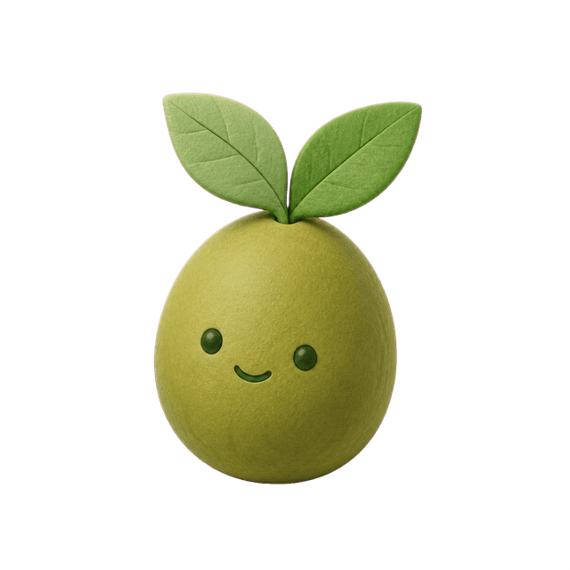Glow 吉祥物 Olive 小橄榄